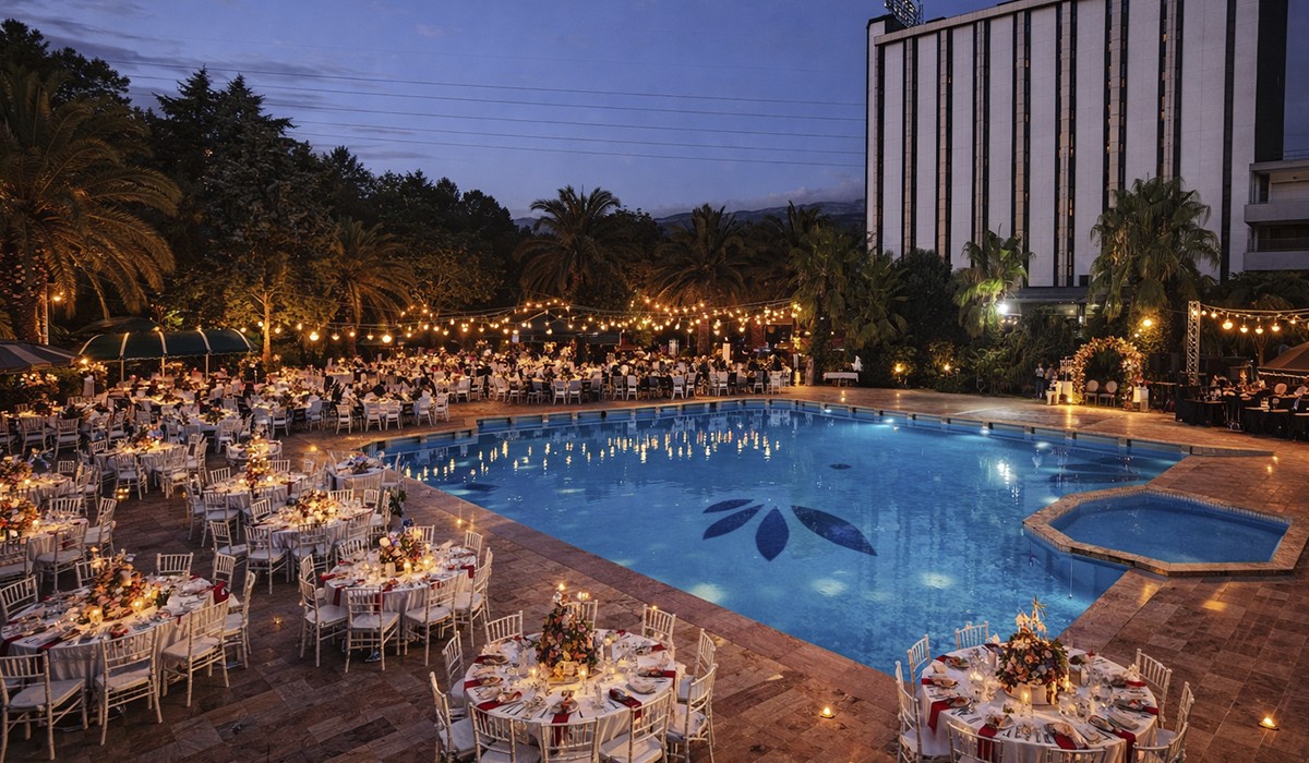 Poolside Wedding Venue